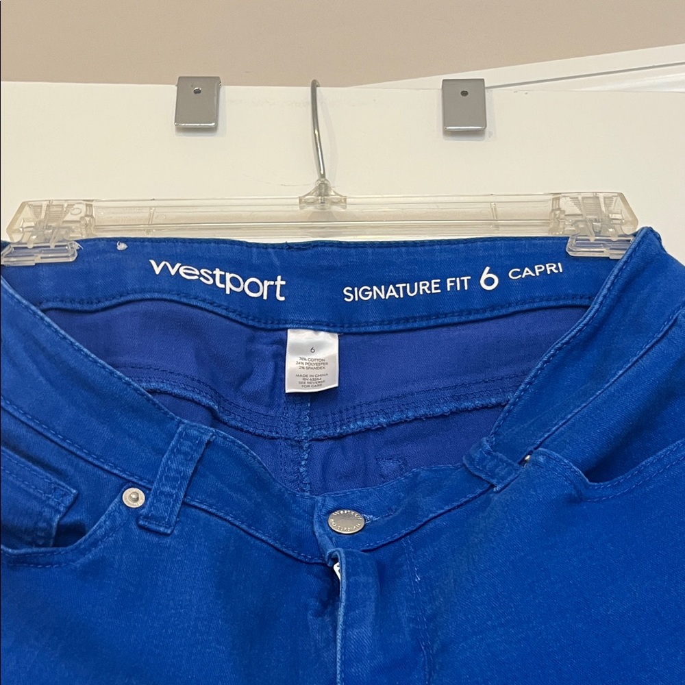 Westport Women's Capri Pants in Blue